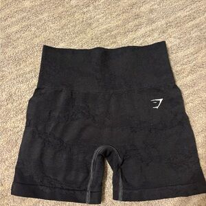 Black Women's Gymshark shorts